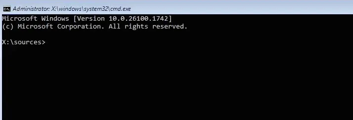 Command Prompt Window